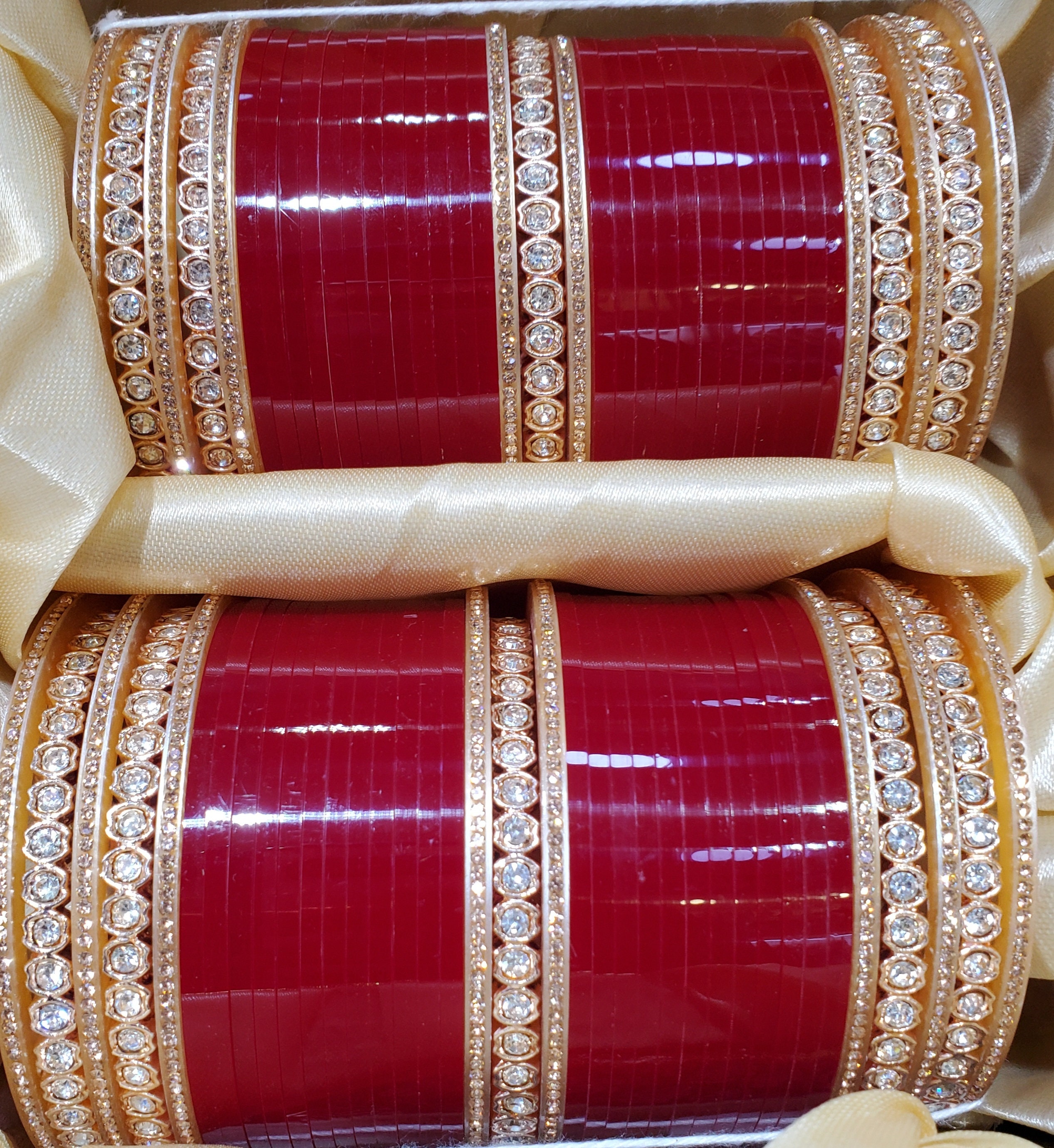 Red bridal chura store with price