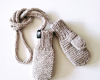 Guantes de invierno para niños - mitones de bebé de lana merino - lana muy suave y suave - guantes de bebé - guantes de lana - mitones de bebé de invierno - guantes de otoño