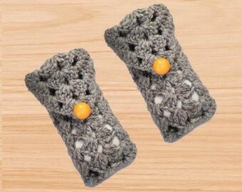 Modèle au crochet de chaussons pour bébé : 6-12 mois (Modèle PDF)