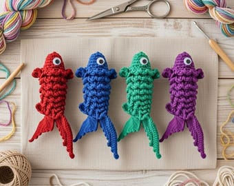 Crochet Fish Amigurumi Pattern: Sea Animal Toy (PDF Pattern)