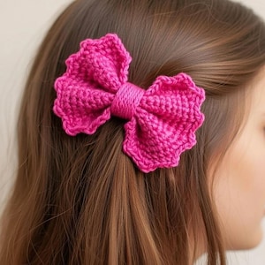 Crochet Bow Pattern: Easy DIY Bow Tie PDF + Video Guide, Handmade Accessory for Gifts, Parties & Beginner-Friendly Projects