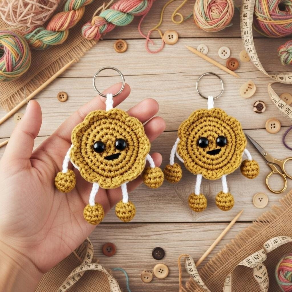 Confezione Da 3 Portachiavi Portafortuna A Forma Di Biscotto – Simpatici Ciondoli In PVC Per Borse E Zaini – Regalo Per Feste
