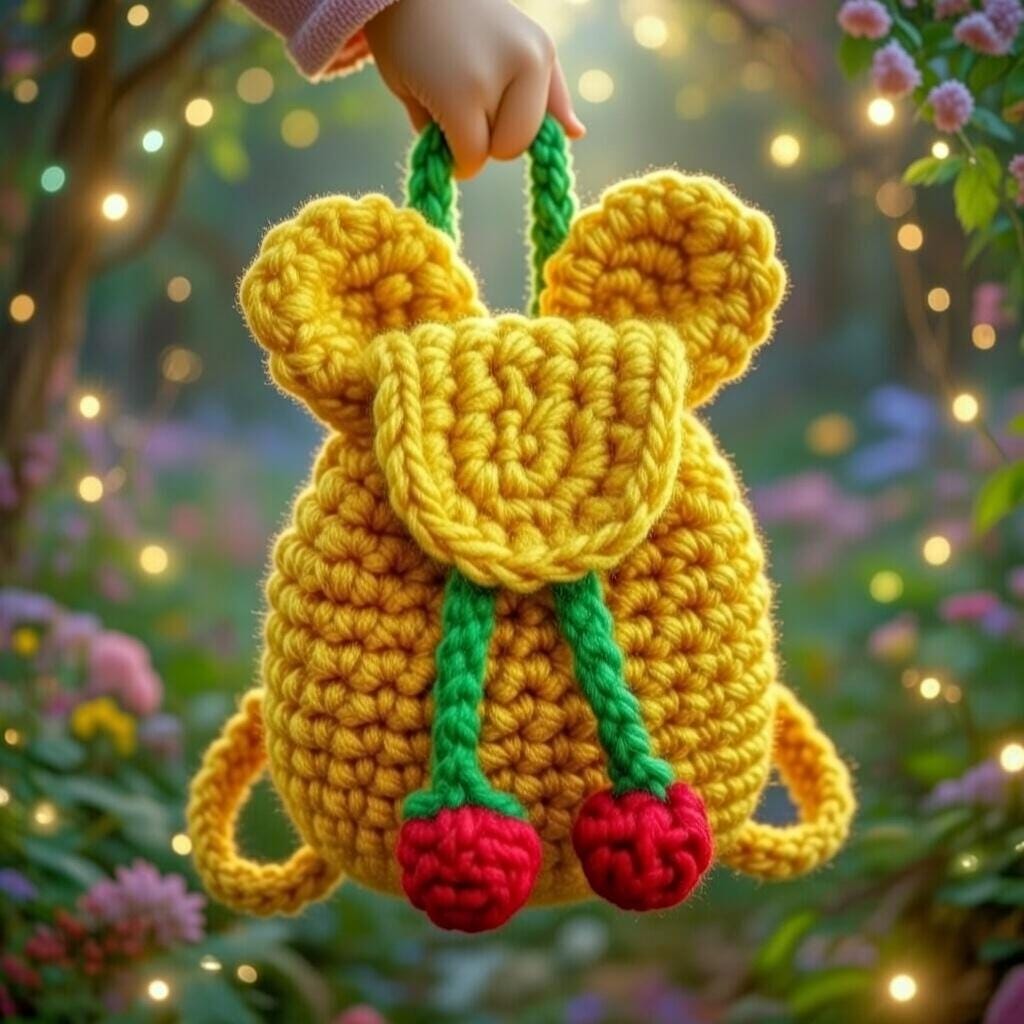 Crochet Mini Backpack Keychain Pattern | DIY Bag Charm PDF + Video ...