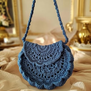 Crochet Half Circle Bag Pattern: Handmade Purse (PDF Pattern)