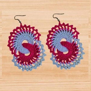 Crochet Hoop Earrings Pattern: Video Tutorial, Beginner-Friendly (Instant Download PDF)