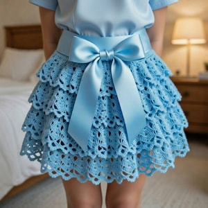 Modello per gonna all'uncinetto, gonna all'uncinetto per neonati, gonna a vita alta, modello per gonna da spiaggia, gonna estiva, modello per gonna boho, gonna all'uncinetto boho,