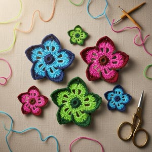 Crochet Rose Brooch Pattern: 3D Flower PDF + Photo & Video Tutorial, Easy DIY Handmade Accessory, Elegant Gift Idea, Beginner-Friendly