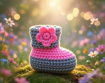 Patroon gehaakte babyslofjes: eenvoudige pdf en videotutorial, schattige handgemaakte pasgeboren schoenen voor beginners, kraamcadeaus en dagelijks gebruik
