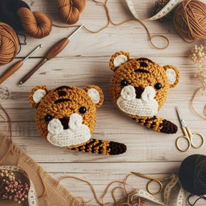 Crochet Bear Pouch Pattern: Amigurumi Coin Bag Keychain (PDF Pattern)