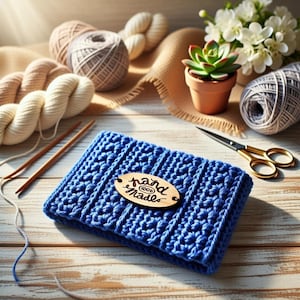 Crochet Card Holder Pattern: Silk Wallet & Mini Purse PDF + Video Tutorial, Easy DIY Bag, Handmade Gift, Beginner-Friendly Crochet