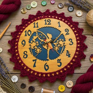 Crochet Clock Pattern: Amigurumi Watch PDF + Video Tutorial, Cute Home Decor or Toy, Easy Beginner Crochet Project (Digital Download)