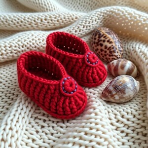 Crochet Baby Shoes Pattern – PDF + Video Tutorial | Easy Newborn Booties | Instant Download