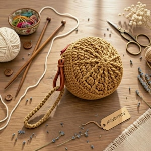 Crochet Coin Purse Pattern: Money Bag Keychain, Wallet Pouch (PDF Pattern)