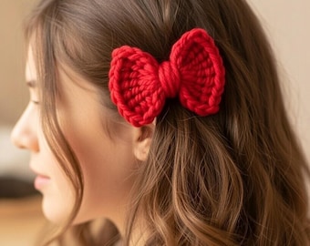 Crochet Bow Pattern: Beginner-Friendly DIY Bow Tie PDF + Video Tutorial, Cute Handmade Accessory for Baby, Kids & Gifts
