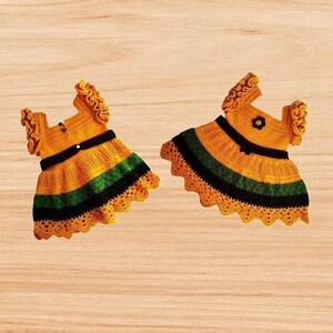 Crochet Baby Dress Pattern: Lacy Design, One Year Size (PDF Pattern)