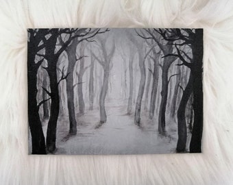 Dark Forest - Acrylic painting