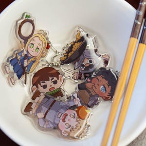 Dungeon Food Acrylic Keychains