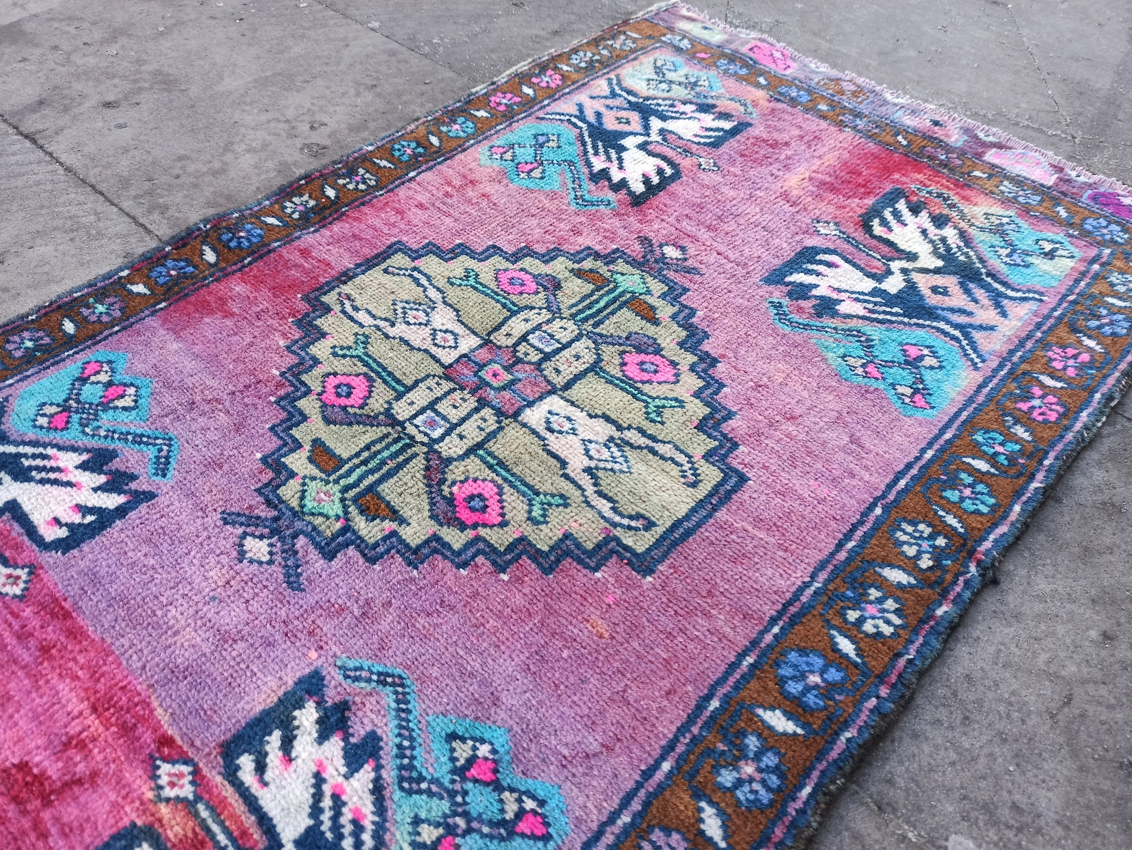 2x3 ft turkish rug turkish door mat rug turkish bath | Etsy