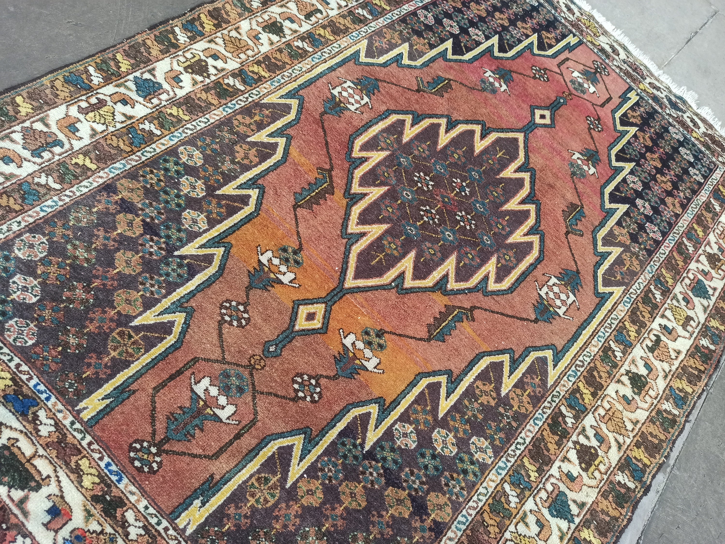 Handmade Turkish Rug for Sale Online Antique Carpet 5x7 Ft - Etsy 