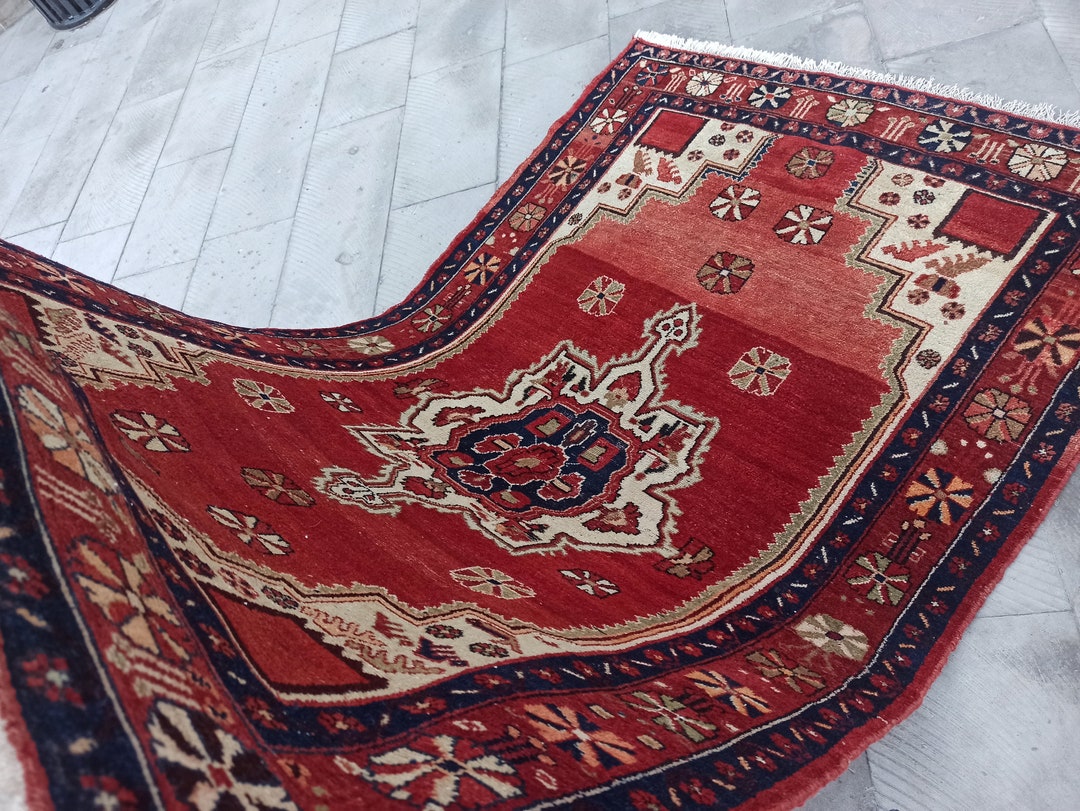 Wool Oriental Rugs / 5x7 Ft / Handmade Turkish Rug for Sale