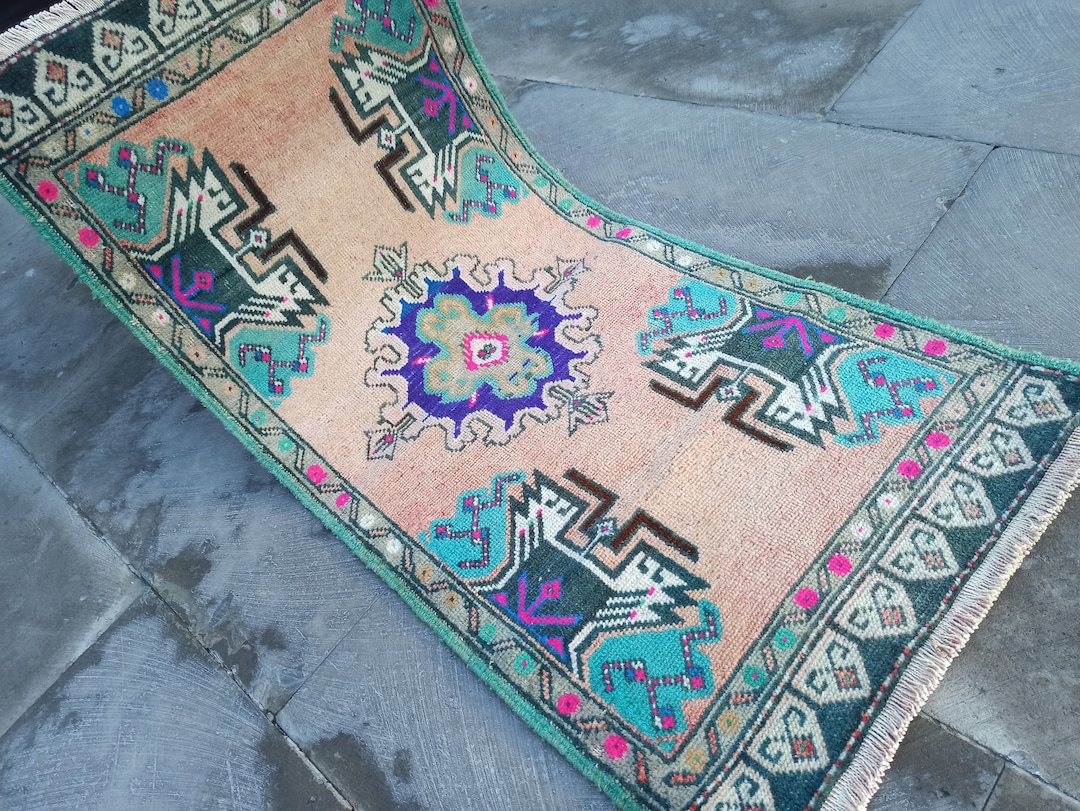 Turkish Rug 2x4 Turkish Bath Mat Turkish Door Mat, First Quality Rug