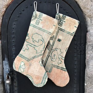 Twin Stocking, Excellent stockings , Kilim stocking, Pastel love socks, Christmas tree sock, Vintage, gifts him, Wall decor, Fireplace Socks