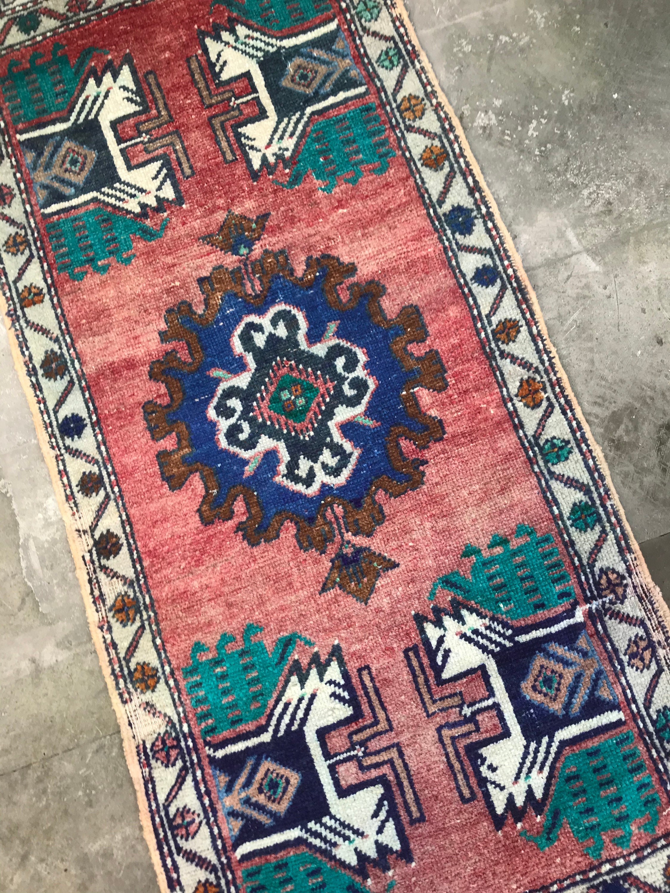 Mother Days Rugs Gift Small Rug 1.73x4.03 Ft Wool Small Etsy UK