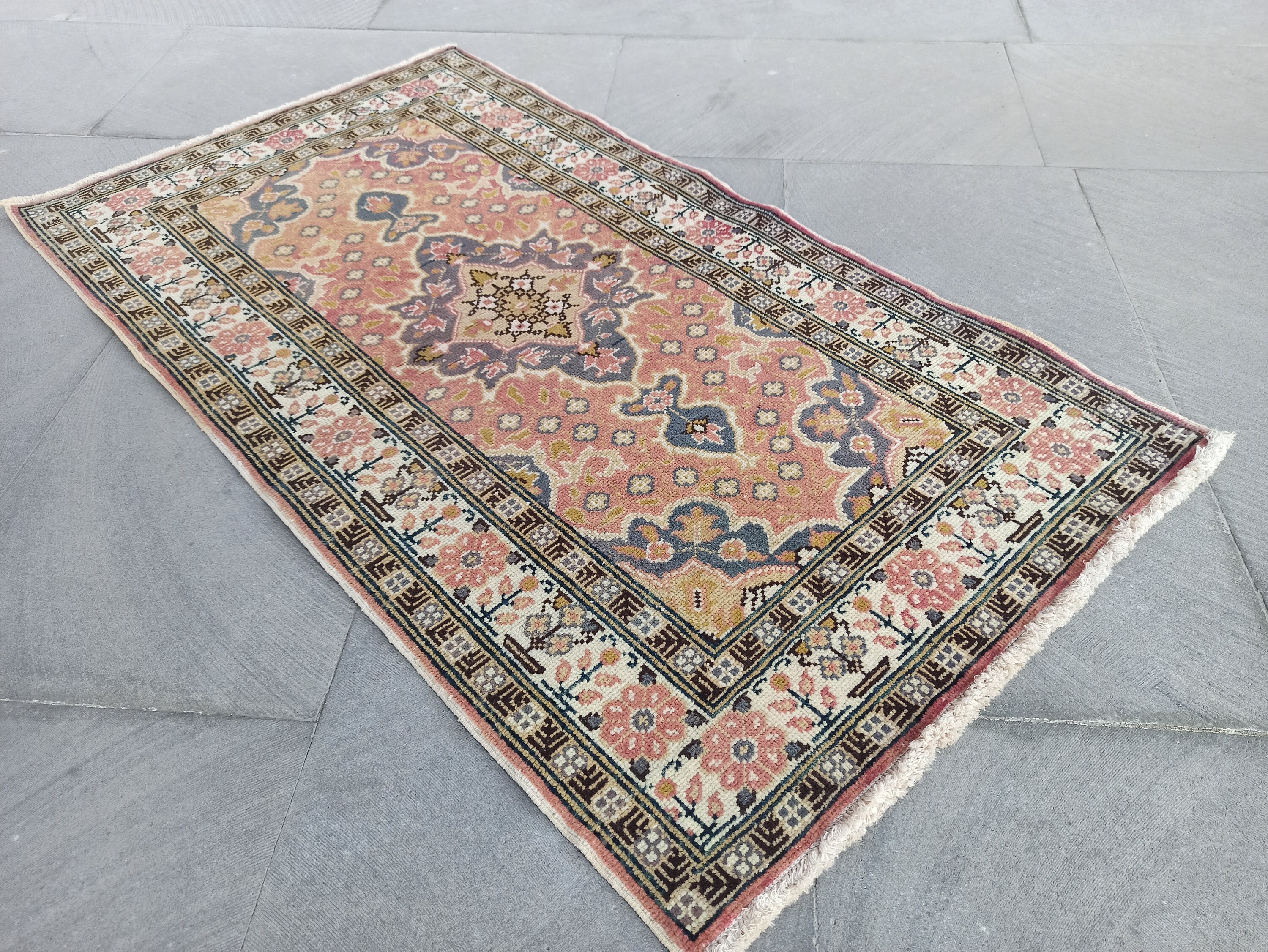 Turkish rug 2x3 turkish bath mat turkish door mat first Etsy