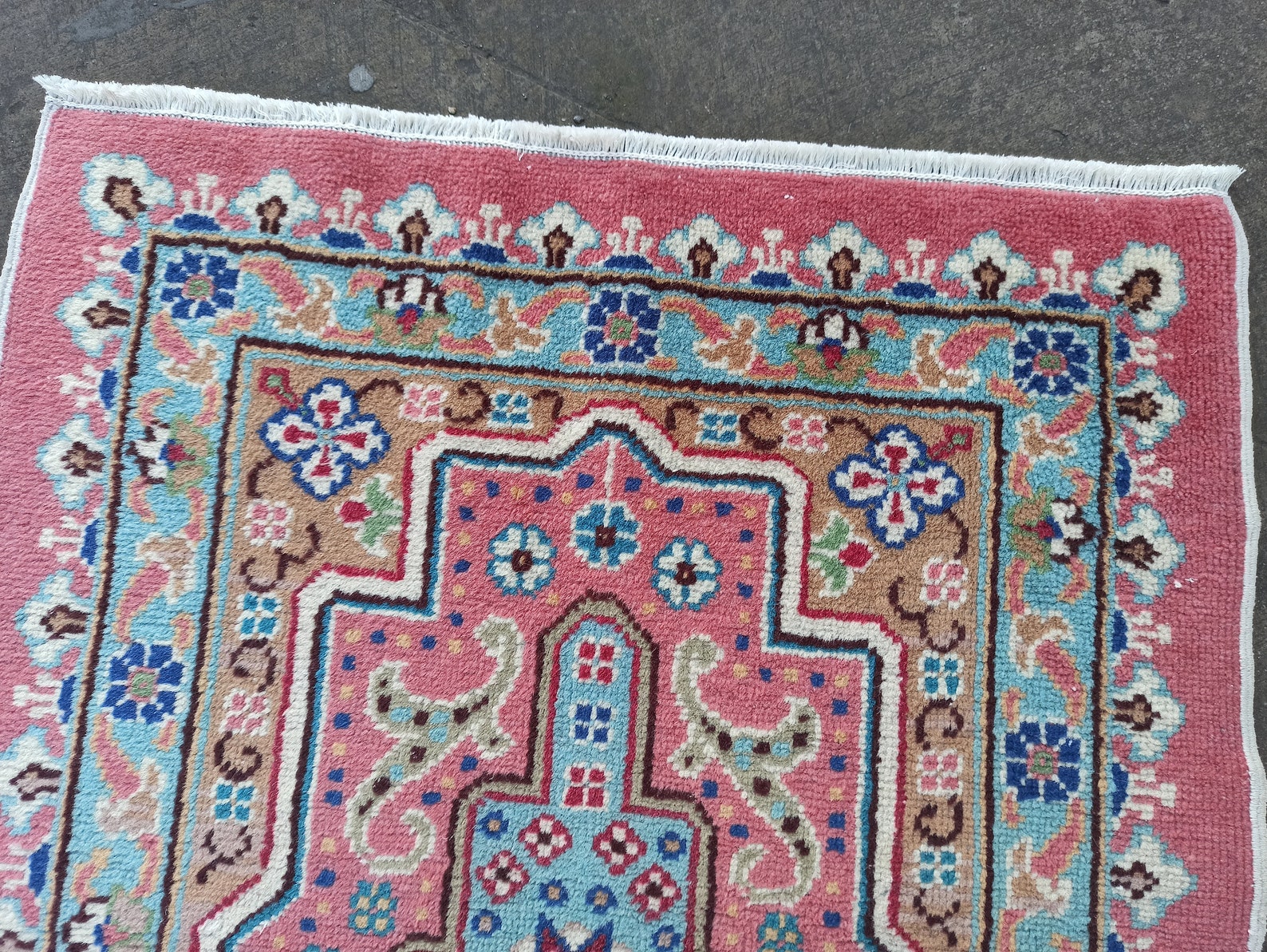 2x2 pies alfombra cuadrada turca mini felpudo mini tapete | Etsy