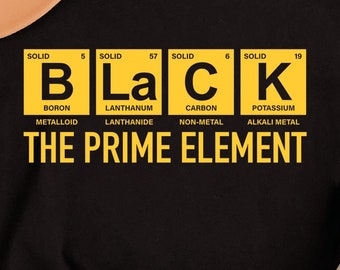 The Prime Element Shirt, Black History Month, Black Power, Civil Rights