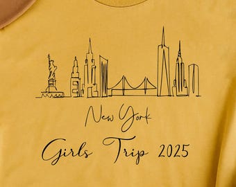 Custom New York City T-Shirt: East Coast Travel Shirt