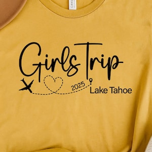 Girls Trip Shirt: Custom Travel Matching Graphic Tee