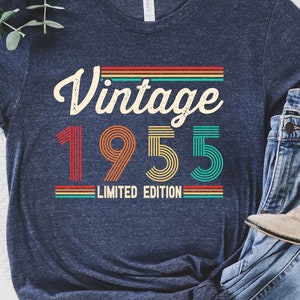 70th Birthday Shirt, Vintage T-Shirt, Vintage 1955 Shirt, 70th Birthday Gift for Men, 70th Birthday Shirt Men, Retro Shirt, Vintage Shirts