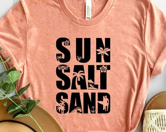 Sun Salt Sand Shirt: Summer Beach Vacation Tee