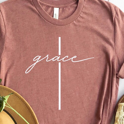 Faith Cross Faith Shirt Christian Tshirt Girlfriend Gift Etsy