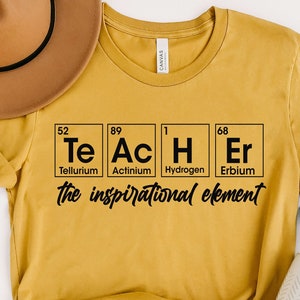 Periodic Table Teacher Shirt: Science Element Gift