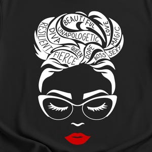 Black Queen Shirt: Afro Woman Empowerment Tee, Valentine's Gift Black