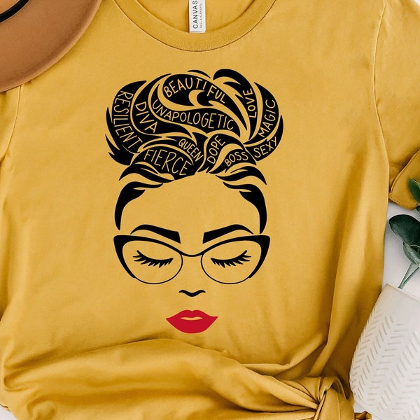 Black Queen Shirt, Women Empowerment, Black Girl Magic, Strong Women, Boss, Black Woman, Afro Woman, Black Girl, Valentines Day Gift