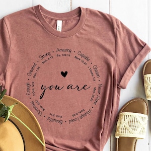 You Are Inspiration Shirt, Inspirational Tshirt, Motivational Tshirt, Bible Verse Shirt, Religious Tshirt, Enough Shirt, You Are Enough Tee