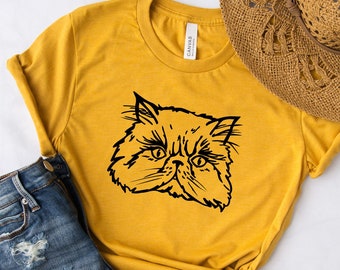 Persian Cat, Cat Mom Shirt, Cat Lover Gift, Best Friend Gift, Best Friend Christmas Gift, Graduation Gift For Best Friend