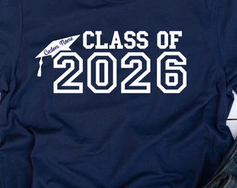 Class of 2026 Shirt: Custom Graduation Tee
