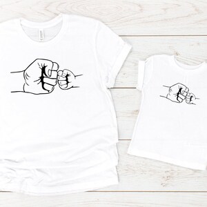 Father and Son Matching Shirts, Fist Bump, Fathers Day Gift from Son,