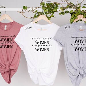 Empowered Women Cotton Tee: Feminist Gift Shirt bild 2