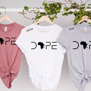 Unapologetically Dope Afro Woman Shirt, Melanin Queen Tee image 4