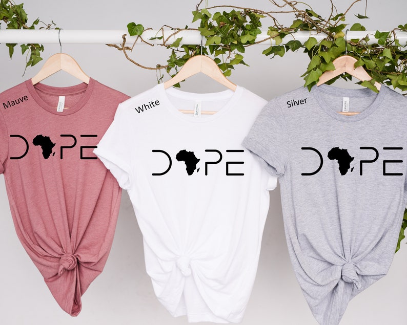 Unapologetically Dope Afro Woman Shirt, Melanin Queen Tee image 4