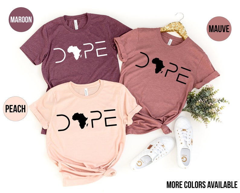 Unapologetically Dope Afro Woman Shirt, Melanin Queen Tee image 3