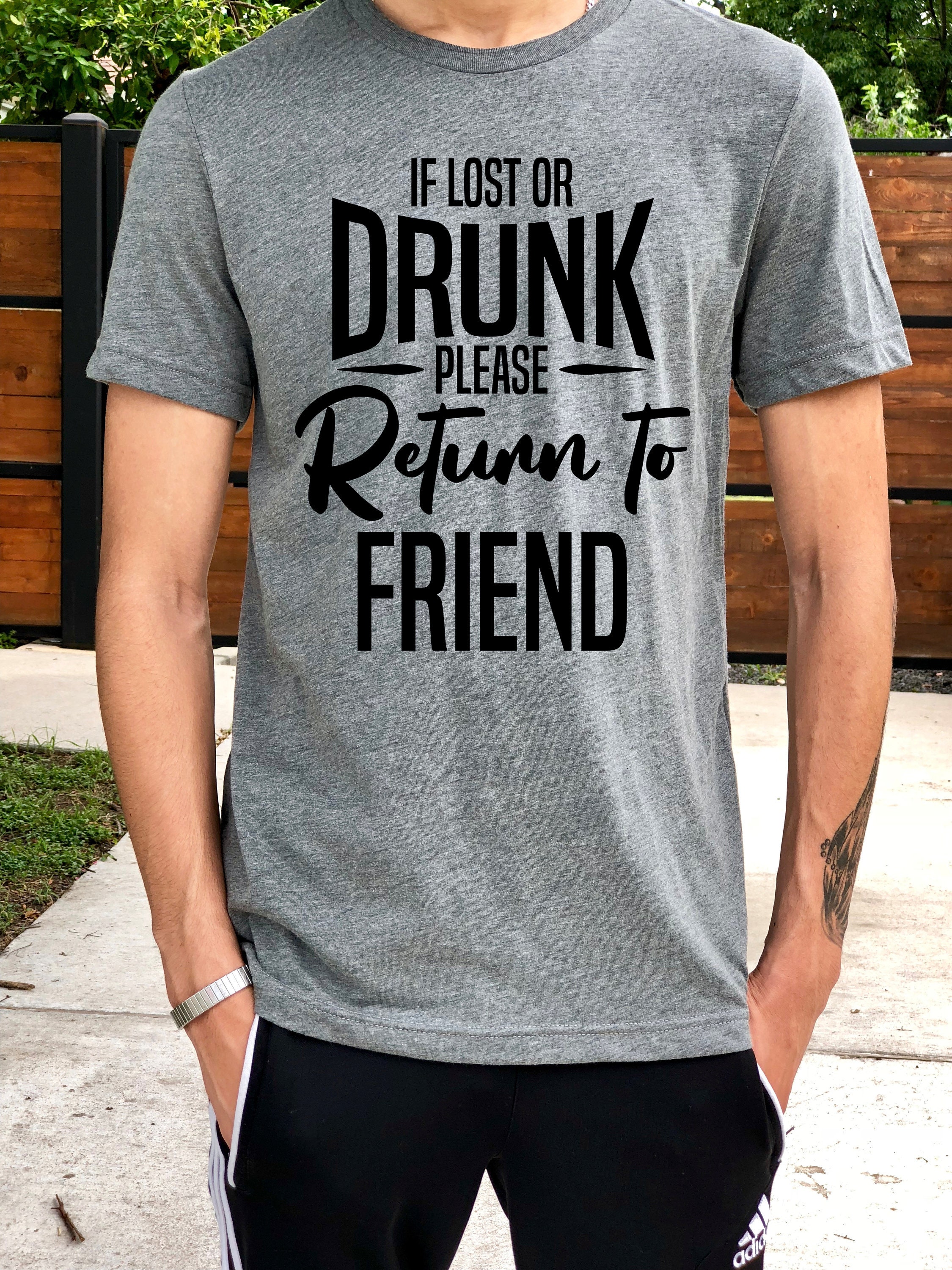 Nægte bomuld præcedens Funny Party Shirt. If Lost or Drunk Please Return to Friend. - Etsy
