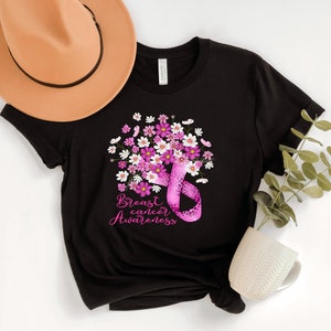 Breast Cancer Awareness Shirt, Breast Cancer Shirt, Pink Ribbon Shirt, Cancer Ribbon Shirt, Nurse Shirt, Breast Cancer Gifts