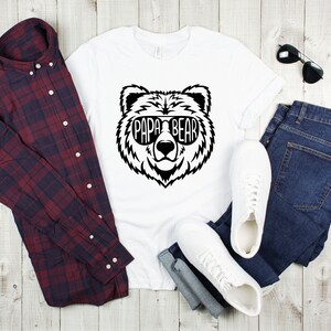 Papa Bear Shirt, Fathers Day Gift, Dad Shirt, Husband Gift, Papa Gift, Father Gift, Dad Bear Tee, Bear T-Shirt