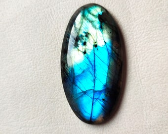 Multi Purple Flashy Oval Shape Labradorite Gemstone Purple Labradorite Cabochon Weight 111Cts Size 43*32*8mm Labradorite Loose Gemstone